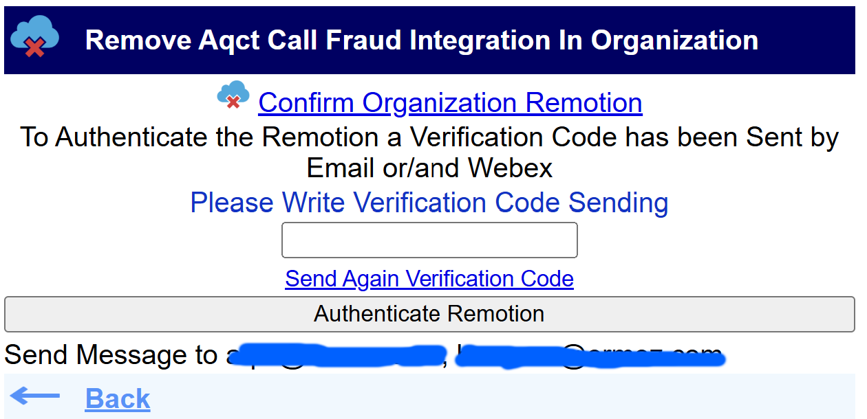 Remover_Organizacion_Autentificar